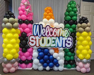 back to school balloons from Affairs Afloat Balloons, Fort Worth