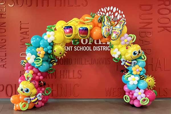 balloon decorations for spring