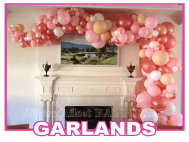 balloon garlands from affairs afloat balloons, fort worth