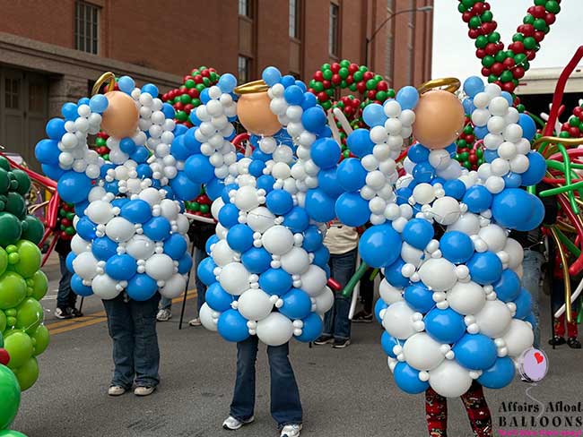 Christmas balloon decorations Fort Worth