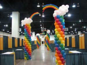 St. Patrick's Day Balloon arch